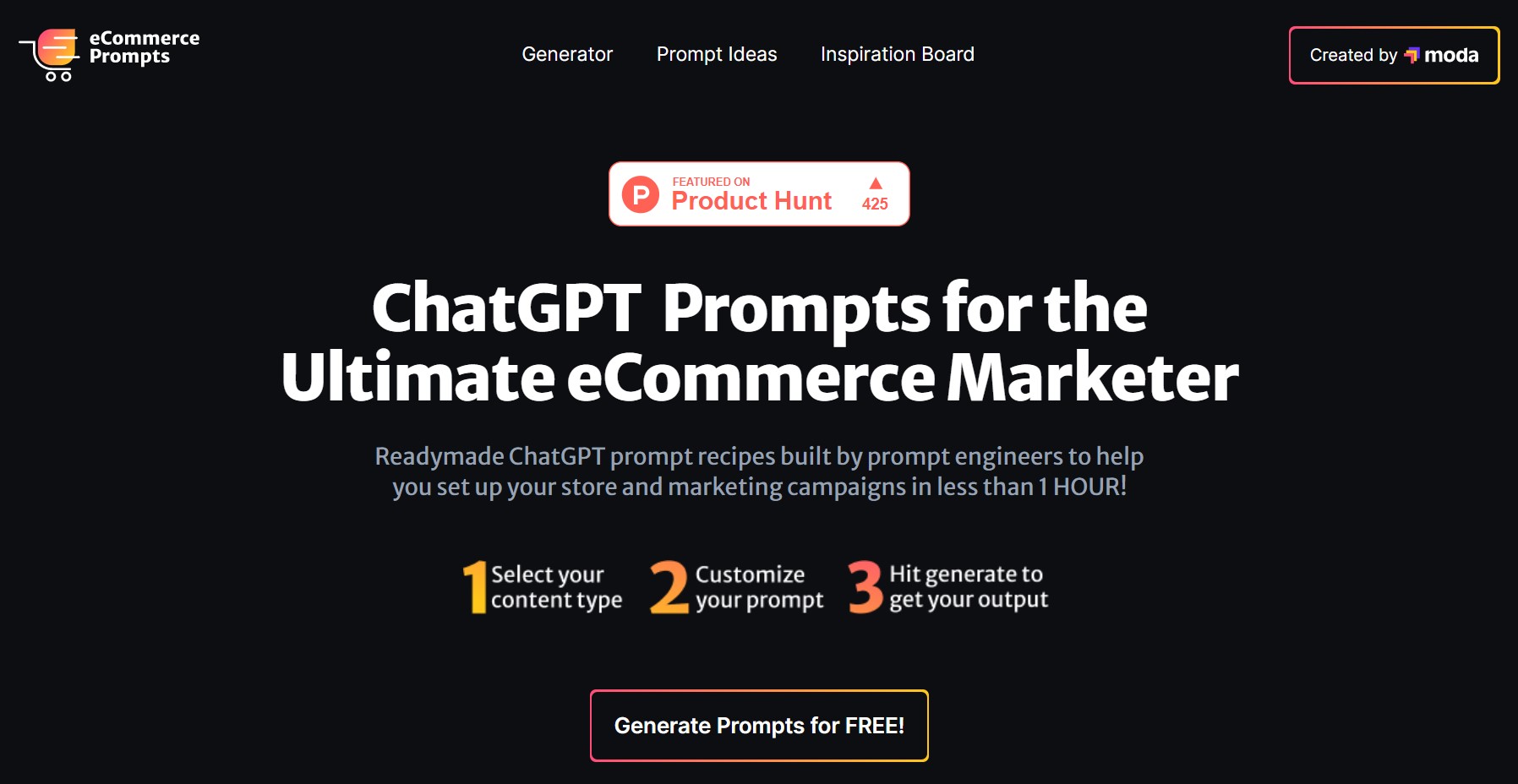 eCommerce Prompt Generator