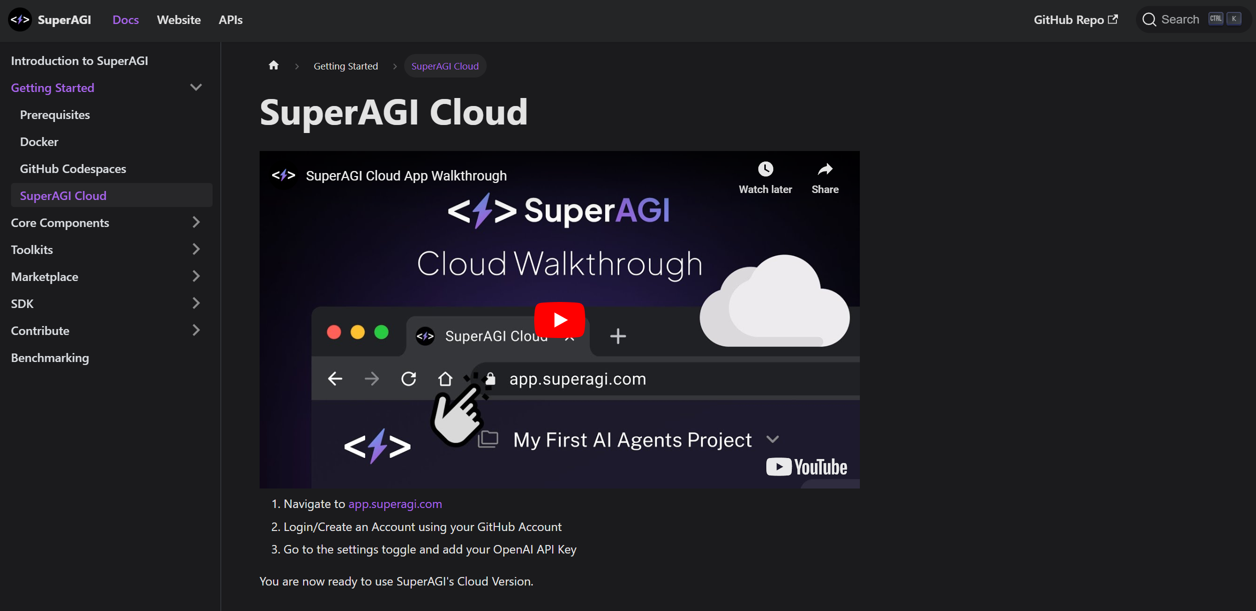 SuperAGI Cloud